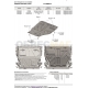 Защита картера АвтоБроня сталь 2 мм для Volkswagen Multivan/Caravelle/Transporter 2003-2021